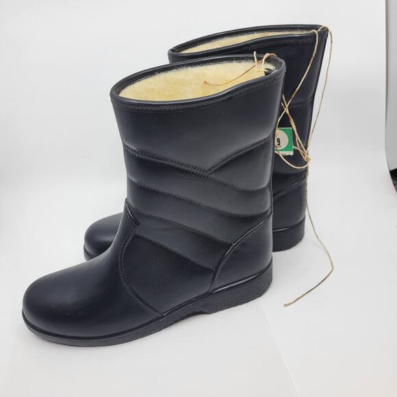Vintage Old stock waterproof boots womens' size 9 Made in USA New - Picture 1 of 13